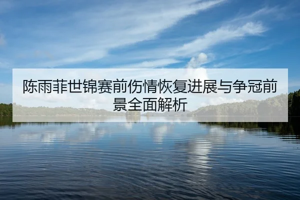 陈雨菲世锦赛前伤情恢复进展与争冠前景全面解析